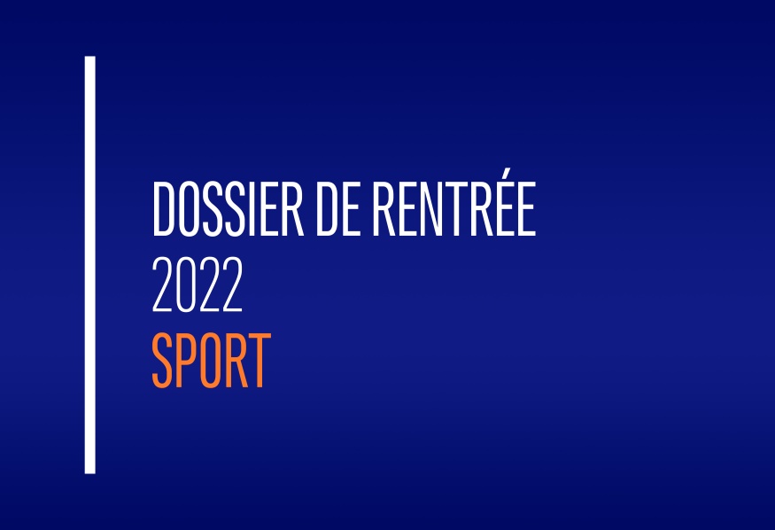 Dossier de rentrée 2022 Sport